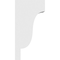Ekena Millwork Standard Newport Architectural Grade PVC Corbel, 5"W x 8"D x 16"H CORP05X08X16NEW - alternate 2